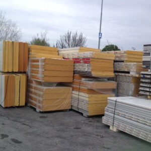 Sandwich panel and door